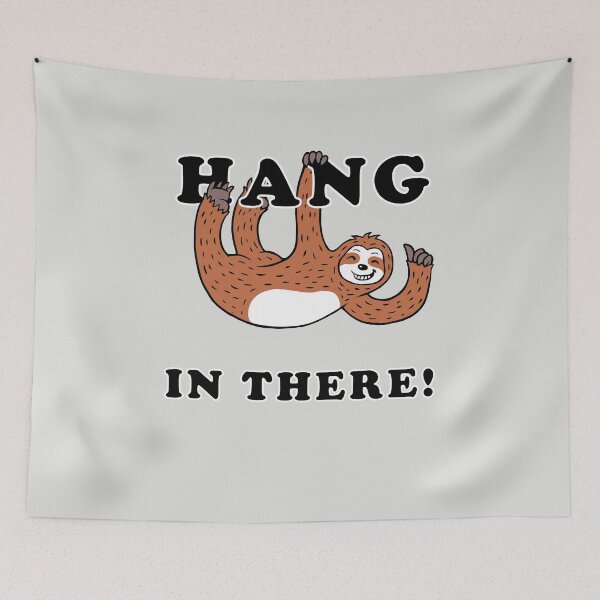 Item preview, Hang In There Sloth designed and sold by Yipptee Shirts.