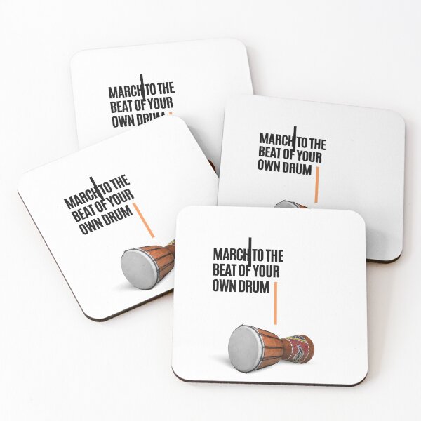 Item preview, MARCH TO THE BEAT OF YOUR OWN DRUM (WITH LINES) designed and sold by Pbradley50.