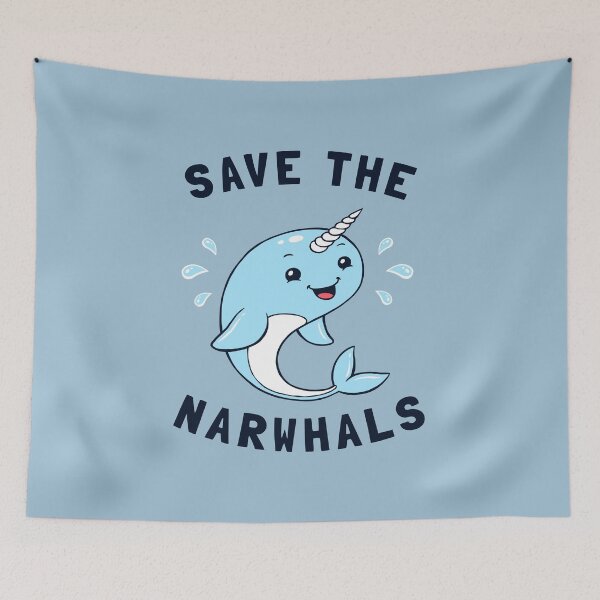 Item preview, Save The Narwhals designed and sold by Yipptee Shirts.