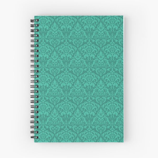 Item preview, Steampunk Damask in Greenish Teal designed and sold by SweetIngenuity.