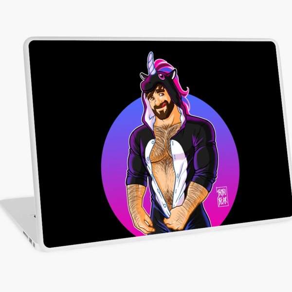 ADAM LIKES UNICORNS Laptop Skin