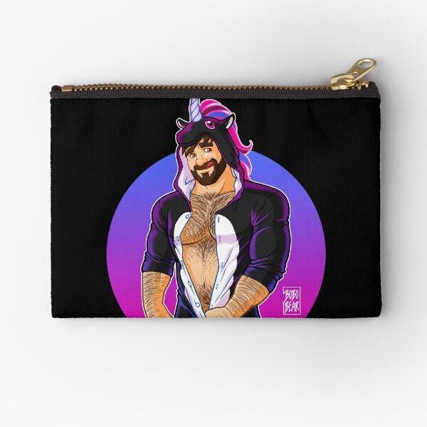 ADAM LIKES UNICORNS Zipper Pouch