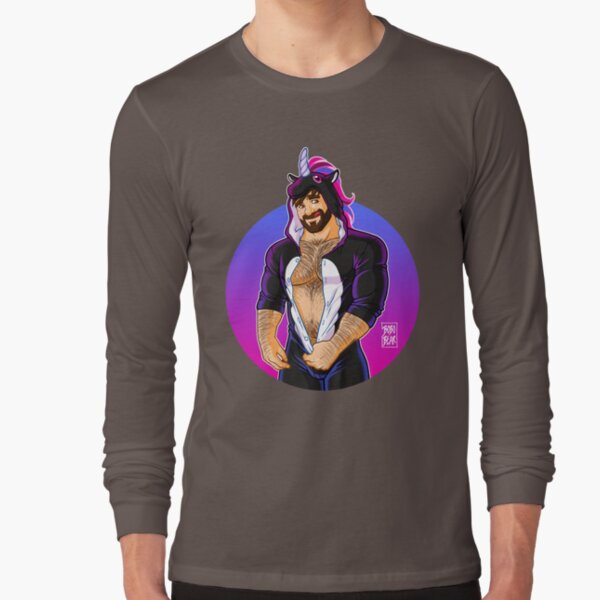 ADAM LIKES UNICORNS Long Sleeve T-Shirt