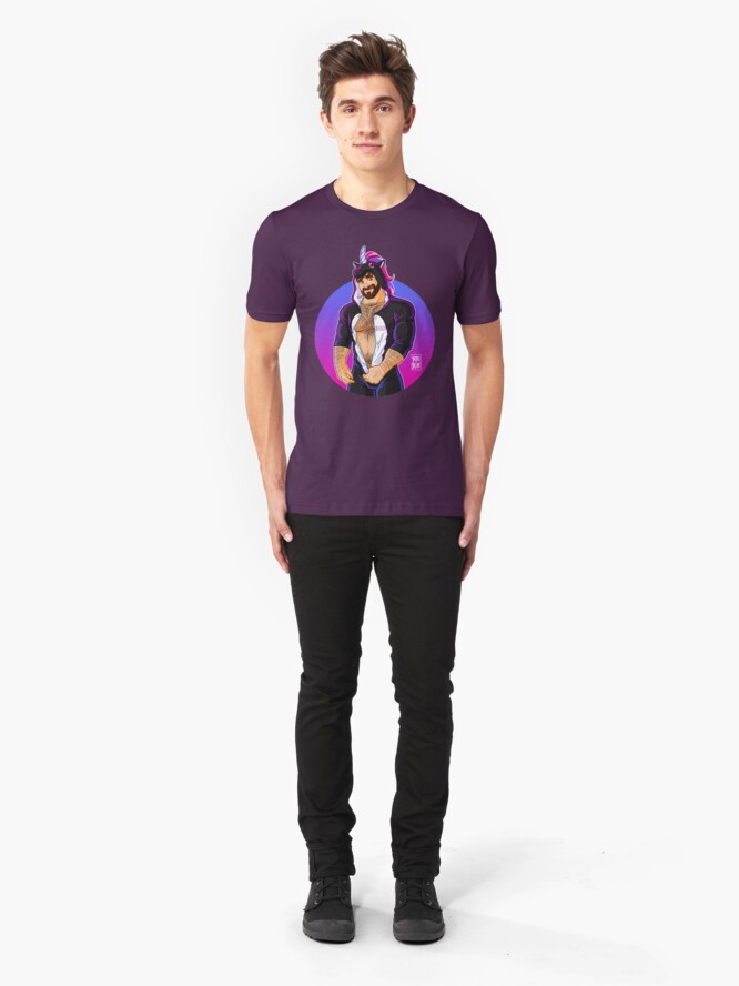 Alternate view of ADAM LIKES UNICORNS Slim Fit T-Shirt