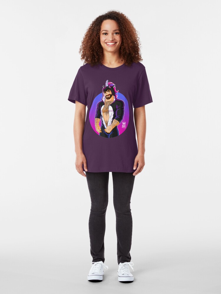 Alternate view of ADAM LIKES UNICORNS Slim Fit T-Shirt