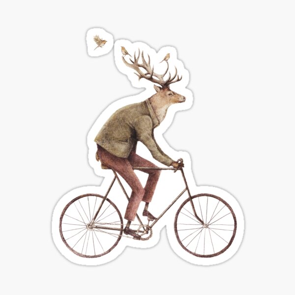 Even a Gentleman rides Sticker