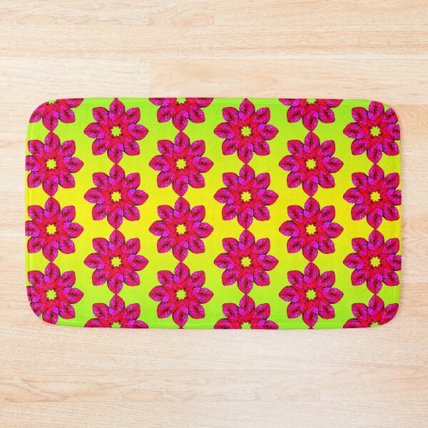 Item preview, Human Heart Floral Repeat Pattern Pink Green Yellow Human Anatomy Pattern design designed and sold by GRAPHICxBOMB.