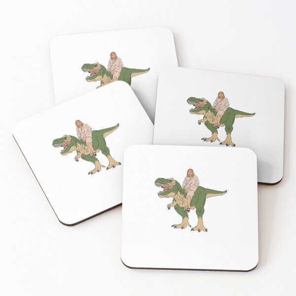 Item preview, Jesus On Dinosaur designed and sold by Yipptee Shirts.