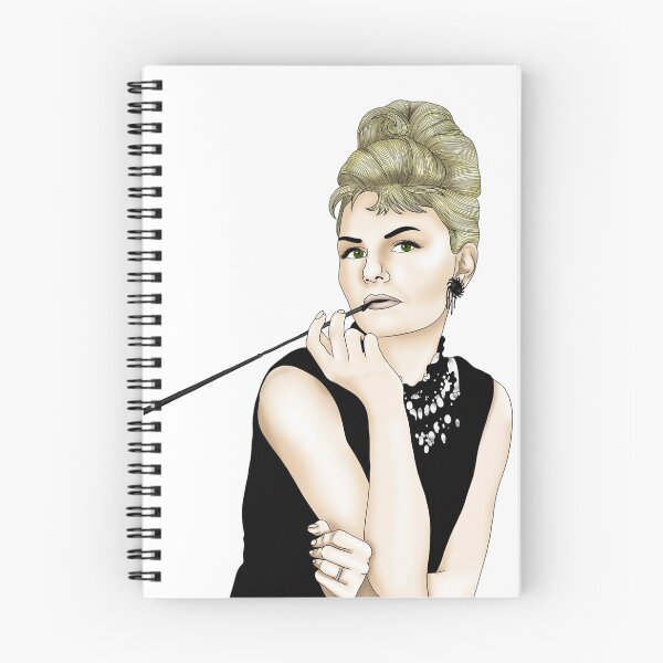 Item preview, Jennifer Morrison as Audrey Hepburn (colour) designed and sold by CapnMarshmallow.