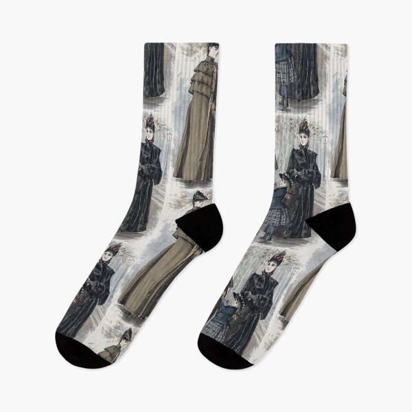 Item preview, Vintage art of ladies with a child in period dresses designed and sold by Vintage Designs +.