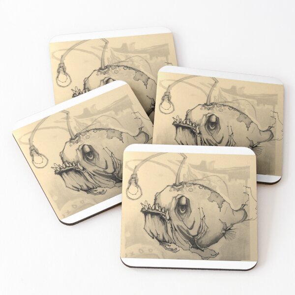 Item preview, Sketch Art Angler Fish designed and sold by Kristin Gregg.