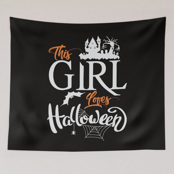 Item preview, This girl loves Halloween designed and sold by WorldOfTeesUSA.