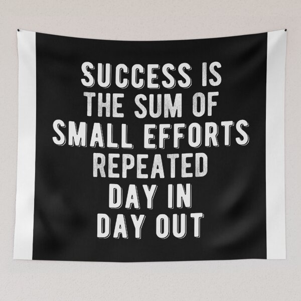 Item preview, Inspirational - Sum of Small Efforts Quote  designed and sold by MotivationFlow.