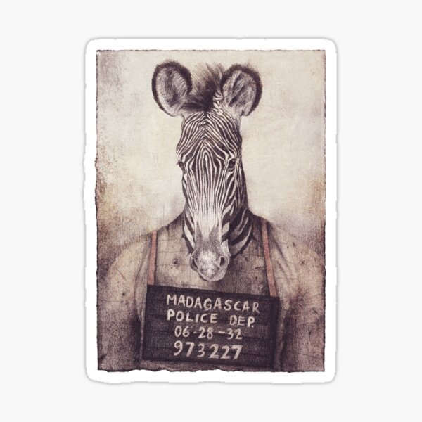 Mugshot Sticker