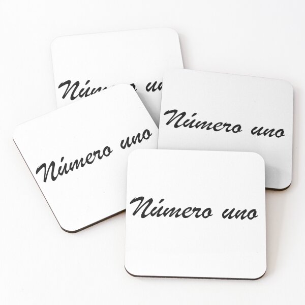 Item preview, Número uno white design designed and sold by Leeloks.