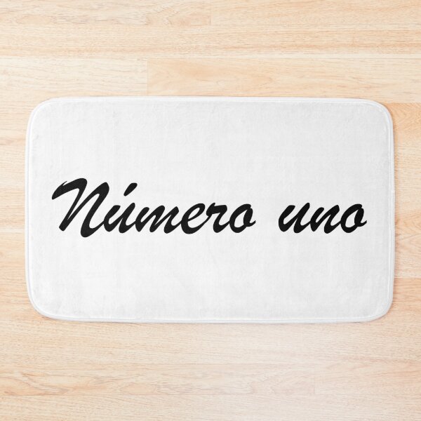 Item preview, Número uno white design designed and sold by Leeloks.