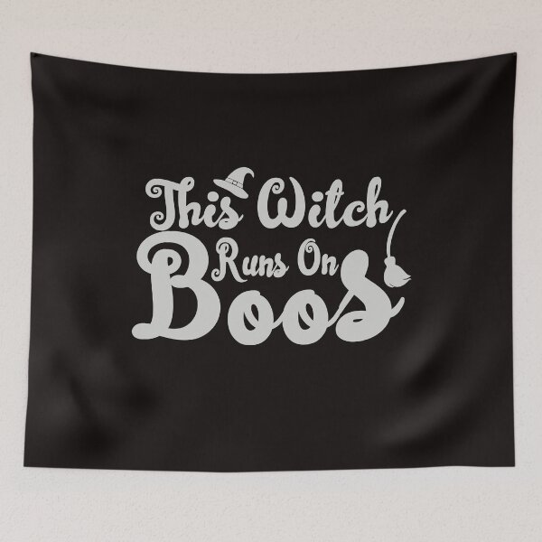 Item preview, This witch runs on boos designed and sold by WorldOfTeesUSA.