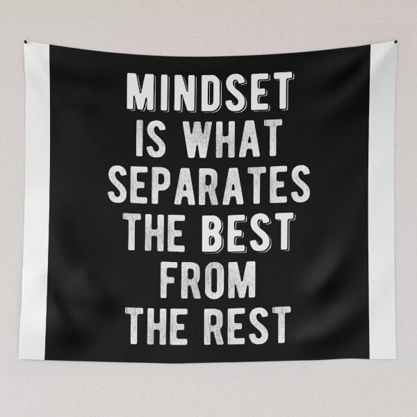 Item preview, Inspirational - Mindset Of The Best Quote  designed and sold by MotivationFlow.