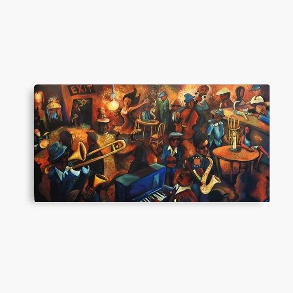 Juke Joint Sizzle Canvas Print