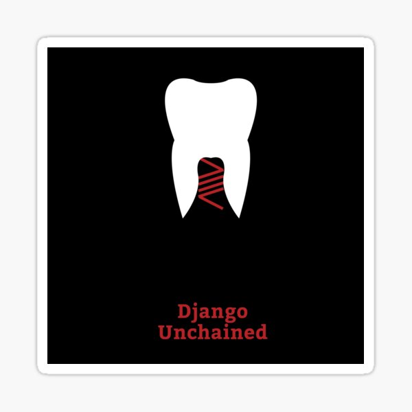 Item preview, Djano Unchained minimalist designed and sold by YeagerBombs.
