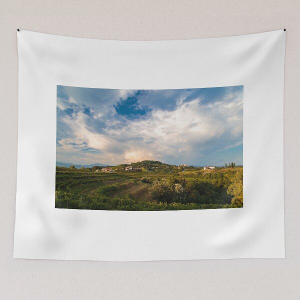 Item preview, Sunset in the vineyards of Rosazzo after the storm designed and sold by zakaz86.