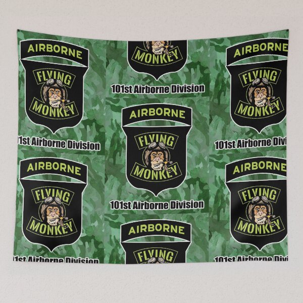 Item preview, Flying Monkey 101st Airborne Division Camouflage Logo Badge Beer designed and sold by 108dragons.