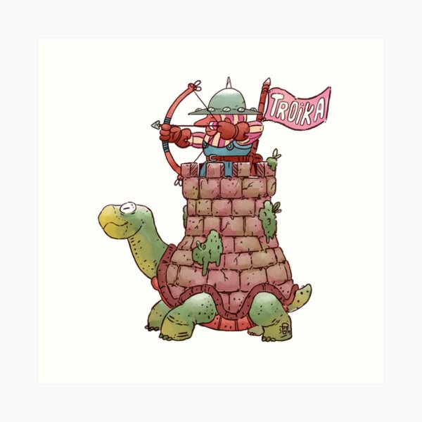 The Fortle! Art Print