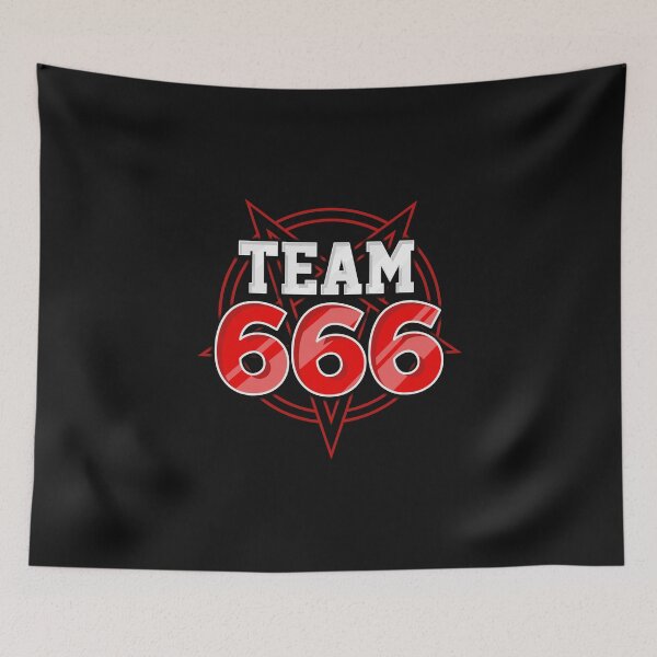 Artikelvorschau, Team 666 I Satanisches Pentagramm I Black Death Metal Grafik entworfen und verkauft von biNutz.