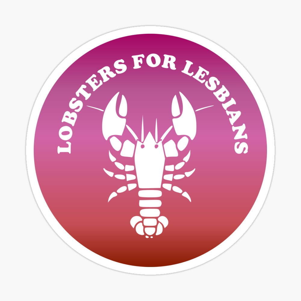 Lobsters For Lesbians Sticker