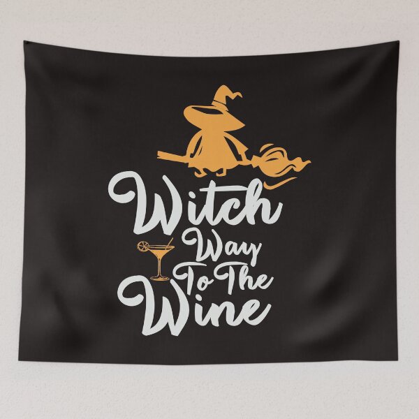 Item preview, Witch way to the wine designed and sold by WorldOfTeesUSA.