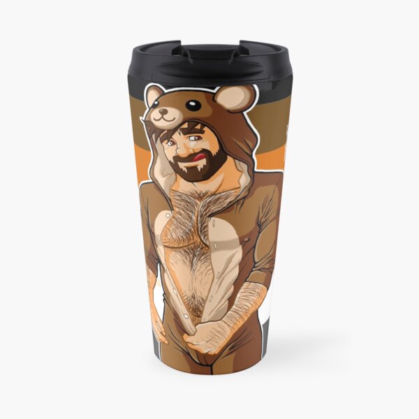ADAM LIKES TEDDY BEARS - BEAR PRIDE Travel Mug