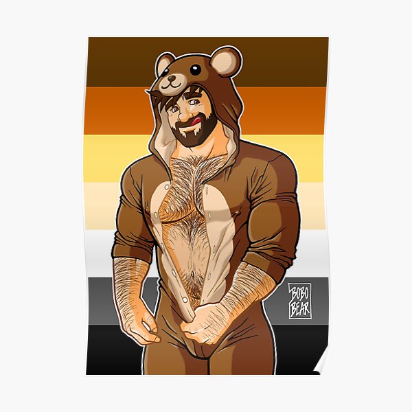 ADAM LIKES TEDDY BEARS - BEAR PRIDE Poster