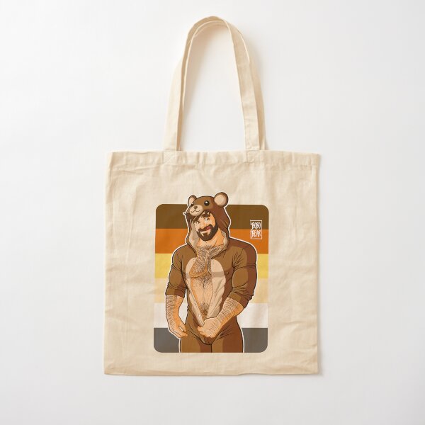 ADAM LIKES TEDDY BEARS - BEAR PRIDE Cotton Tote Bag
