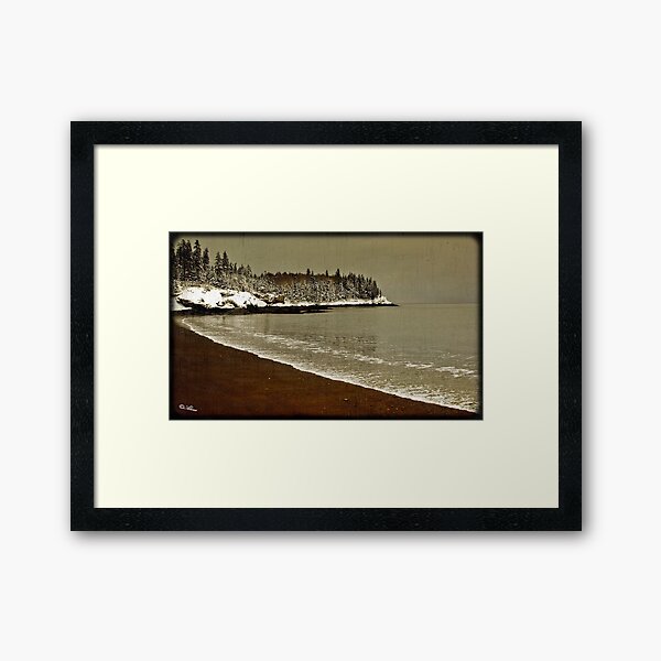 Calm waters Framed Art Print