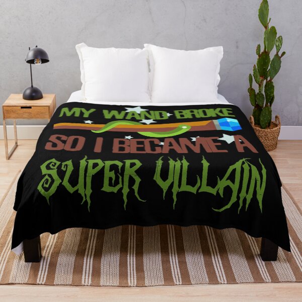 Item preview, My wand broke so I became a super villain designed and sold by Kam-designs.