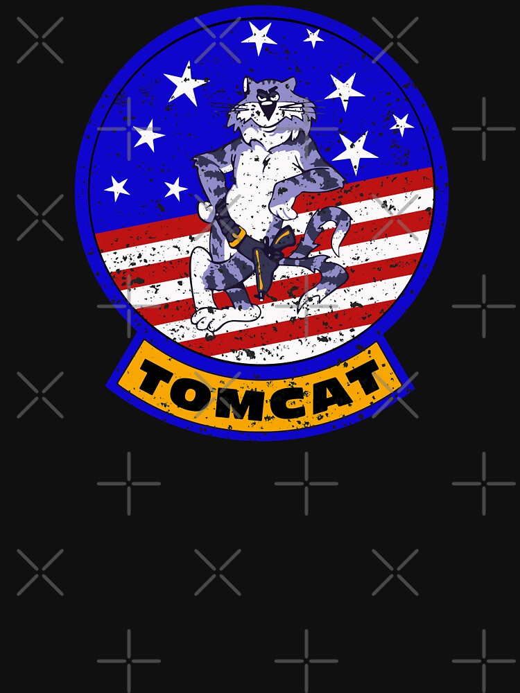 Tomcat Vintage Insignia US Flag by ruiazevedo
