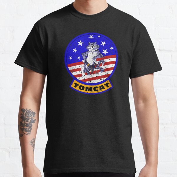 Tomcat Vintage Insignia US Flag Classic T-Shirt
