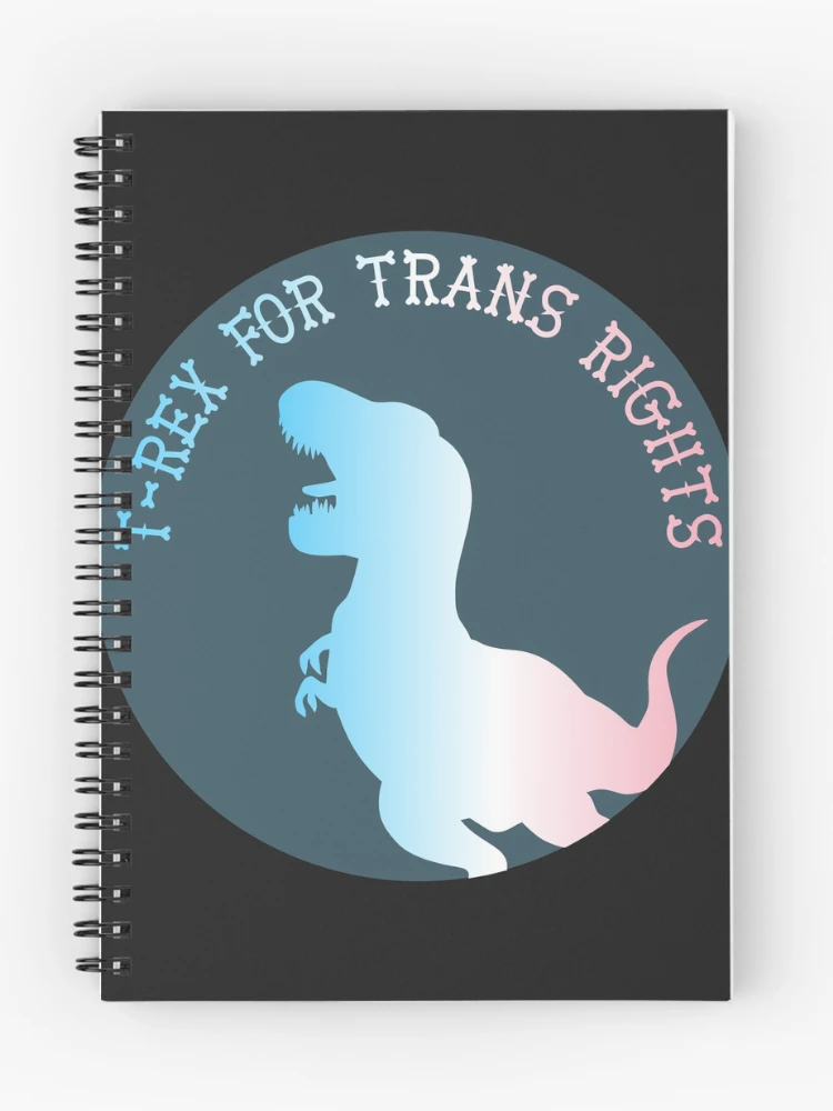Thumbnail 1 of 3, Journal, T-Rex For Trans Rights designed and sold by Bug & Brush.