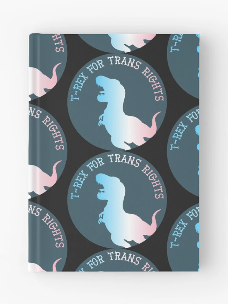 Thumbnail 1 of 3, Journal, T-Rex For Trans Rights designed and sold by Bug & Brush.