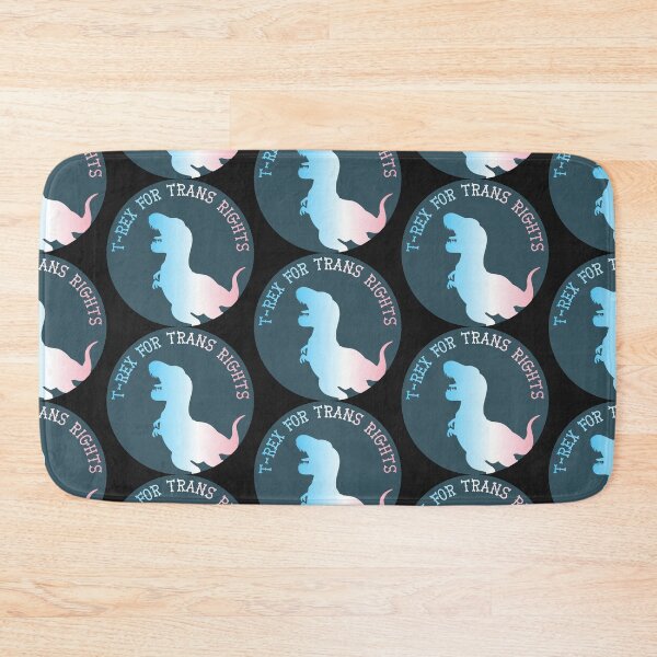 Item preview, T-Rex For Trans Rights designed and sold by Bug & Brush.
