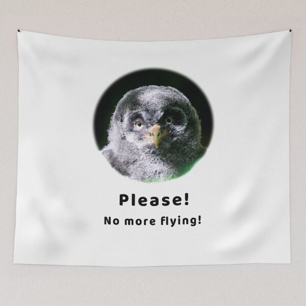 Item preview, A little Great Grey Owl against flying designed and sold by Thomas F. Gehrke.