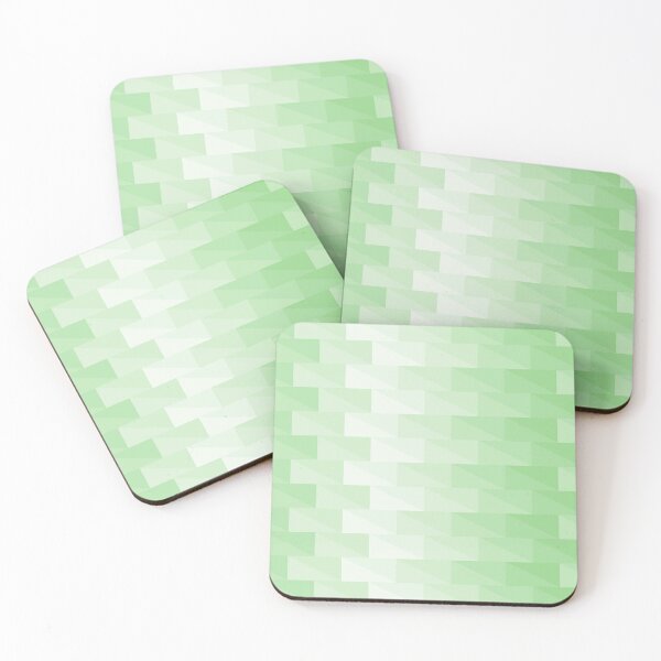 Item preview, Triangles in green tones with 3d depth effect designed and sold by marufemia.