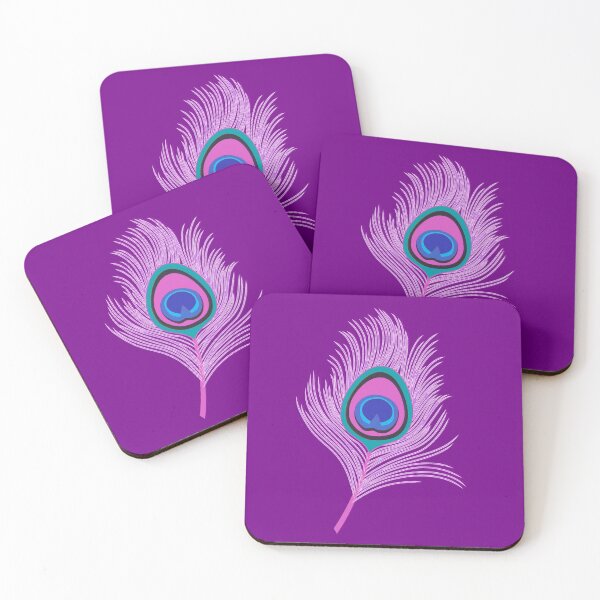 Item preview, Orchid Peacock Feathers on Amethyst Purple designed and sold by Marymarice.