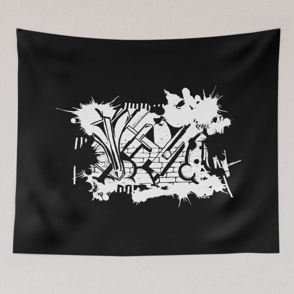 Item preview, Black and White Street Art - Graphic Graffiti Pop Art designed and sold by CreateWhite.