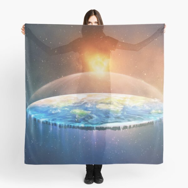 Flat Earth #FlatEarth Scarf