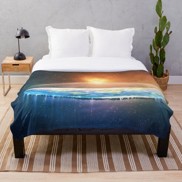 Flat Earth #FlatEarth Throw Blanket