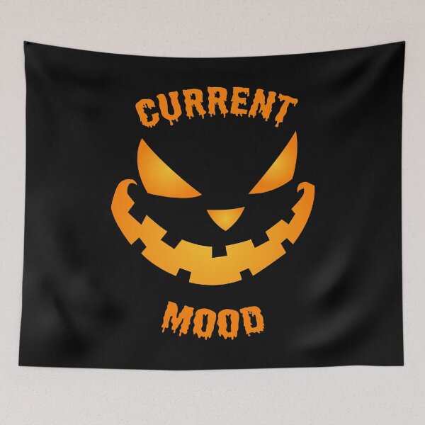 Aperçu de l'œuvre Current Mood Halloween Pumpkin Jack-O-Lantern créée et vendue par flippinsg.