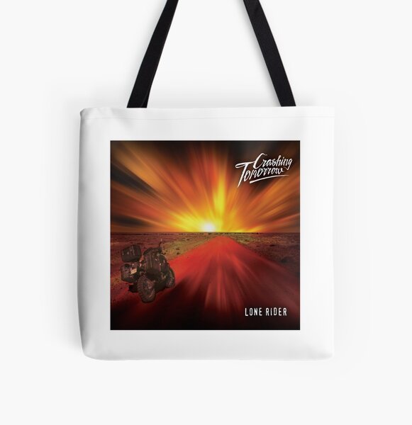 Lone Rider All Over Print Tote Bag
