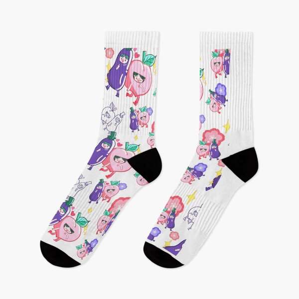 Item preview, Eggplant and Peach designed and sold by vannesaco.