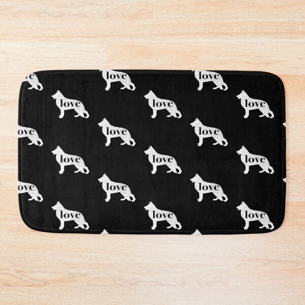 Item preview, German Shepherd Dog Love - A Minimalist Distressed Vintage Style Design for Dog Lovers designed and sold by traciwithani.
